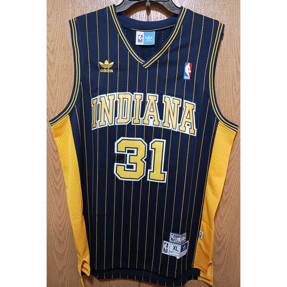 adidas Other - Reggie Miller (Adidas)-(Pacers)-(Jersey)-(Blue/Yellow)-(Good Cond.)-(XL)-$85.00